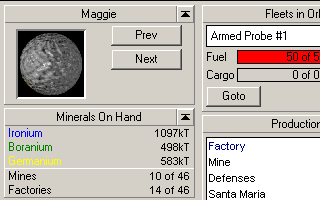 Planeten Maggie's status.